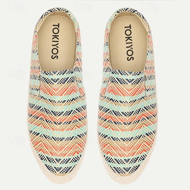 Woven Nylon - Men's Multicolor Loafers Espadrilles