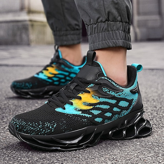 Sneakers with Men's Blue Athletic Sole Hollow Unique