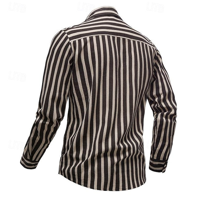 Men's Shirt Beach Up Summer Button Casual