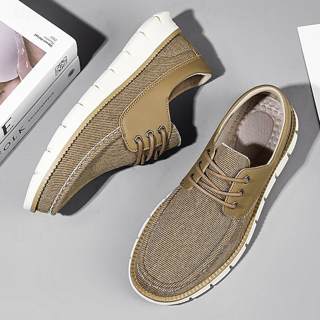 Mesh with Design Slip-On Breathable Fashionable Shoes Men's