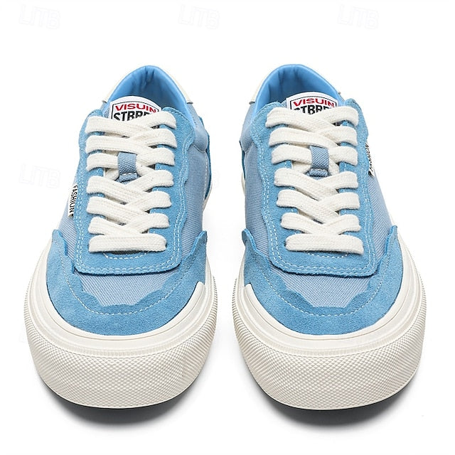 Comfortable Canvas Sneakers Slip Walking Casual Men's Suede