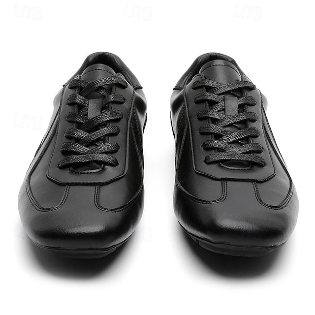 Men's with Rubber White Brown Sneakers Sole Suede Dark