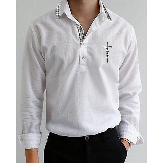 Men's Summer Casual Beach Popover Shirt
