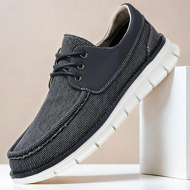 Mesh with Design Slip-On Breathable Fashionable Shoes Men's