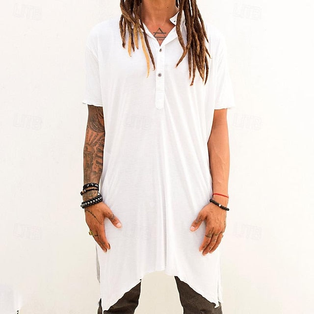 Beach Up Men's Casual Summer Shirt Button
