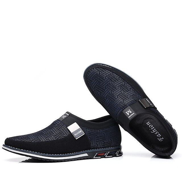 Shoes with Print Canvas Men's Animal Espadrille Slip-On