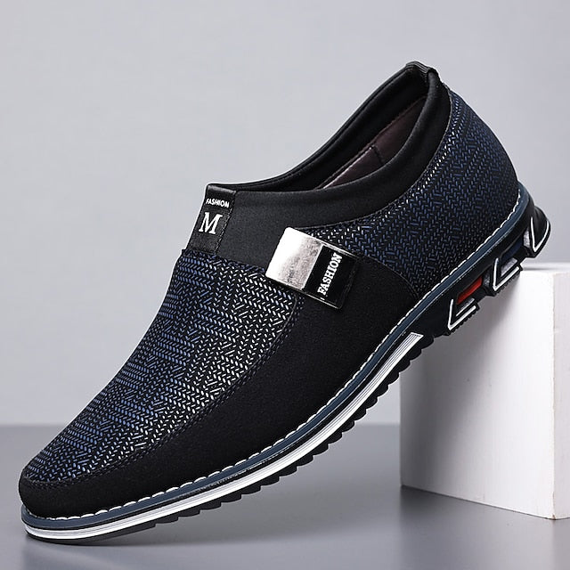 Shoes with Print Canvas Men's Animal Espadrille Slip-On