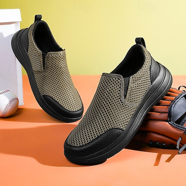 Shoes with Print Canvas Men's Animal Espadrille Slip-On