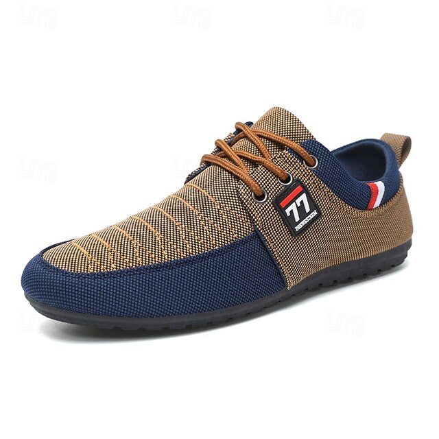 Sneakers – Two-Tone Men's Breathable Casual Knit Nylon