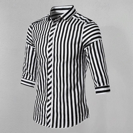 Shirt Up Summer Casual Beach Button Men's