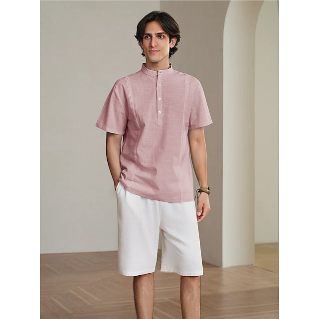 Guayabera Men's Popover Linen Shirt 10%