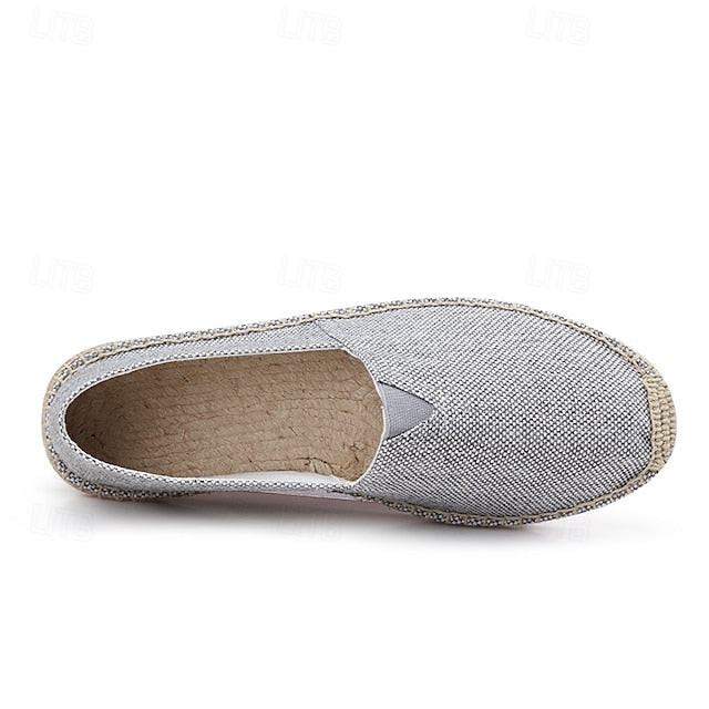 Navy Blue Canvas – Casual Shoes Slip-On Lightweight Men's