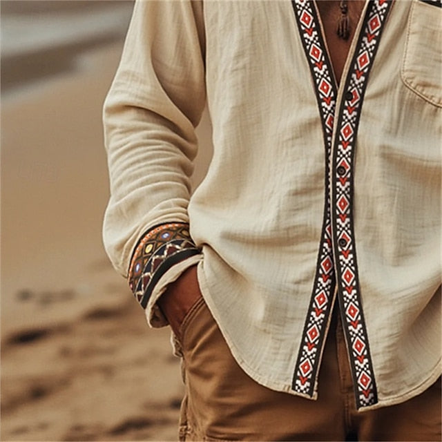 Men's Pants Trousers Beach Pants Summer Pants Linen