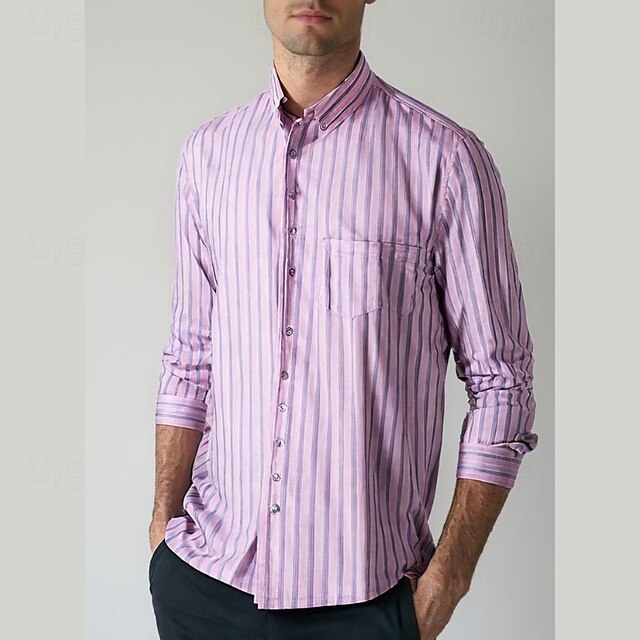 Beach Summer Shirt Up Men's Button Casual