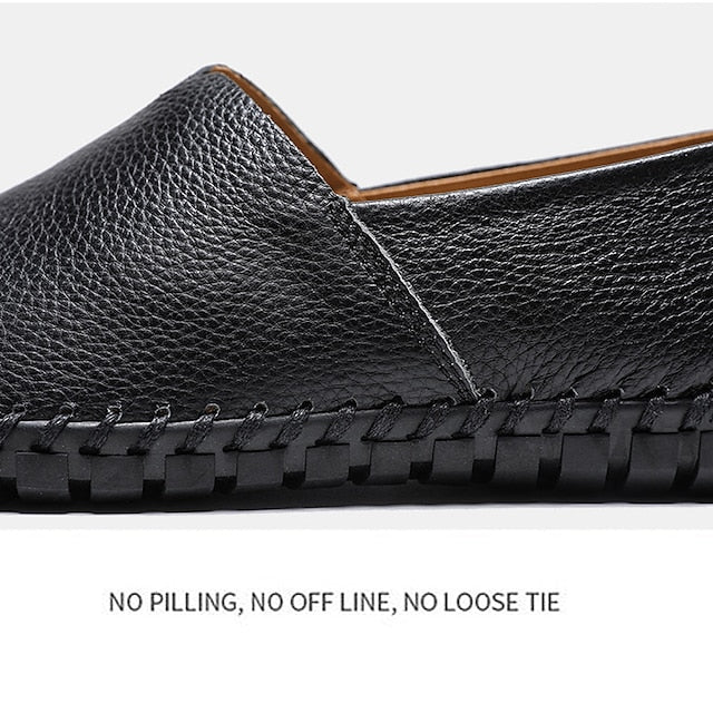 Cowhide Leather Premium Green Loafers Men's with – Metal