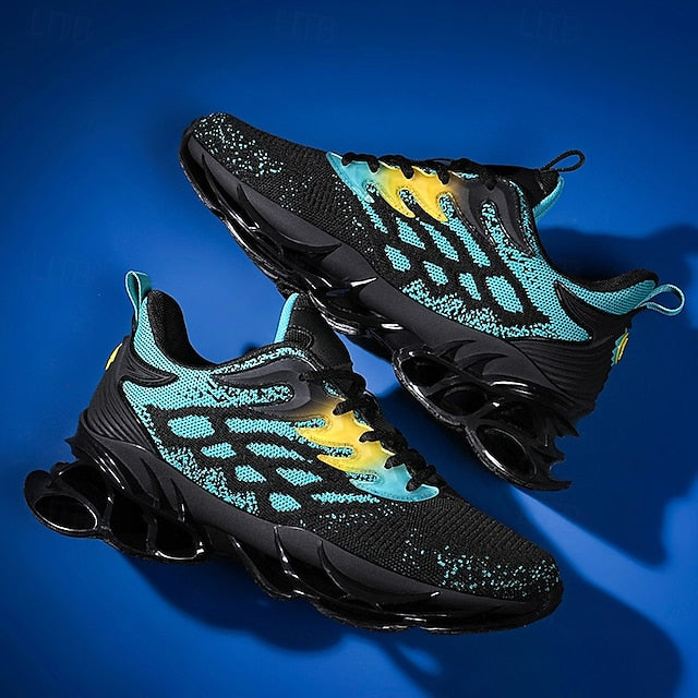 Sneakers with Men's Blue Athletic Sole Hollow Unique