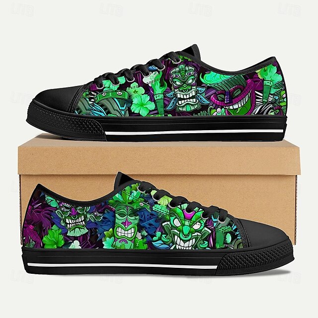 Men's Sneakers Size Shoes Classic Casual Beach Plus Print