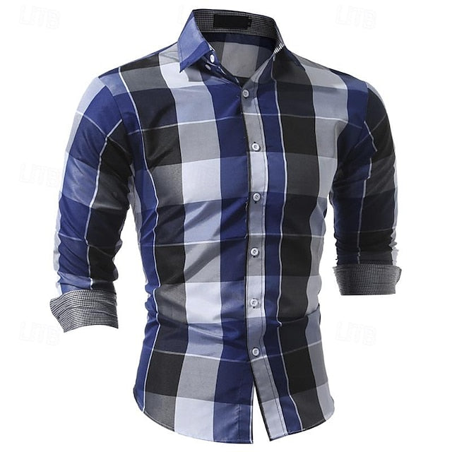 Corduroy Casual Men's Plain Up Shirt Button