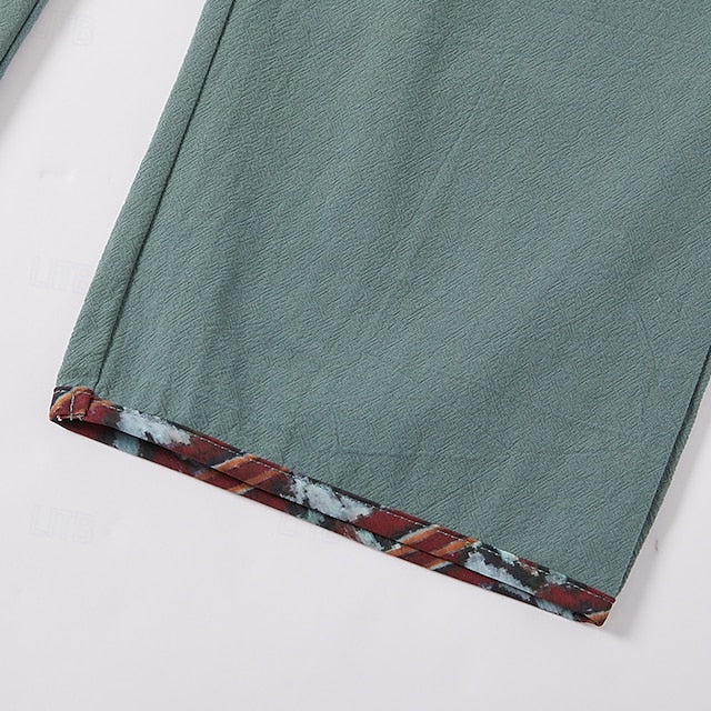 Pants Trousers Pants Summer Beach Linen Men's Pants