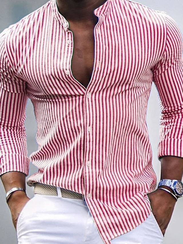 Wear Shirt Casual Men's Beach Summer Button Up