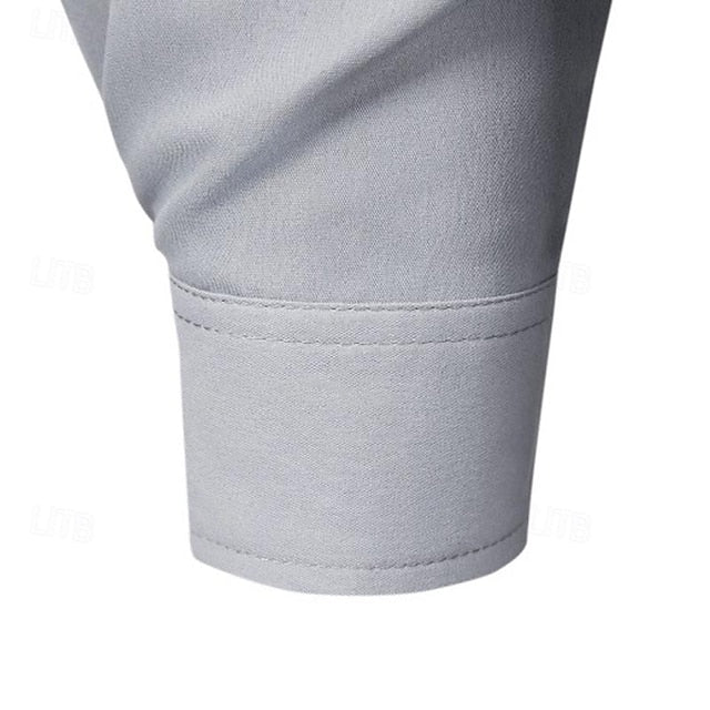 Shirt Beach Up Button Casual Summer Men's