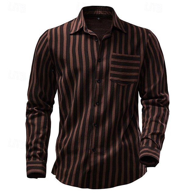 Men's Shirt Beach Up Summer Button Casual