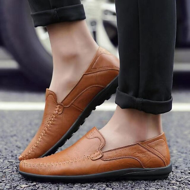 Moccasin Men's Shoes Loafers Slip-Ons Comfort Casual