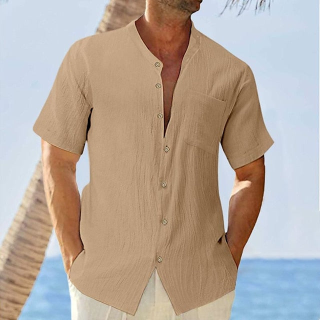 Mandarin Shirt Chinese Men's Collar