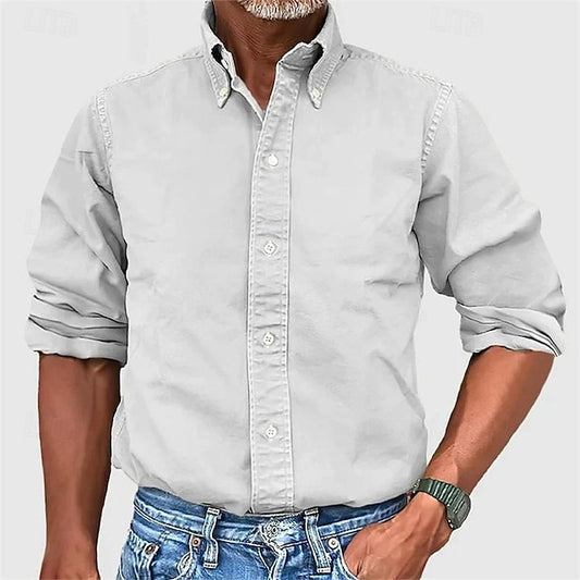 Button Summer Men's Up Beach Casual Shirt