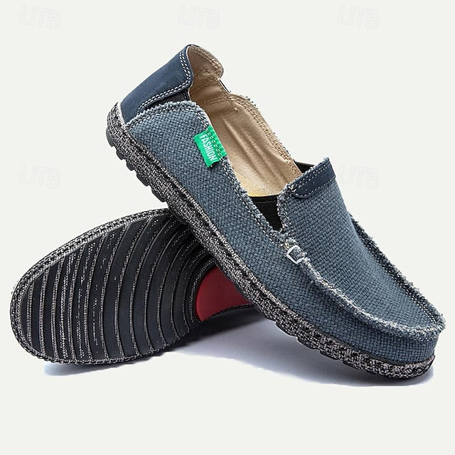 - Men's Crocodile Loafers Pattern Leather Cowhide Premium