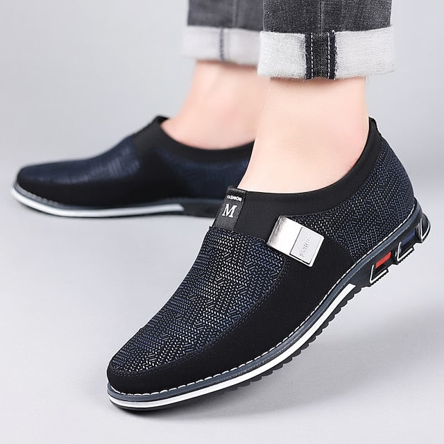 Shoes with Print Canvas Men's Animal Espadrille Slip-On