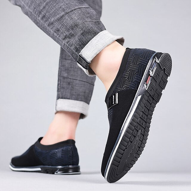 Shoes with Print Canvas Men's Animal Espadrille Slip-On