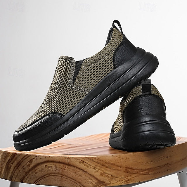 Shoes with Print Canvas Men's Animal Espadrille Slip-On
