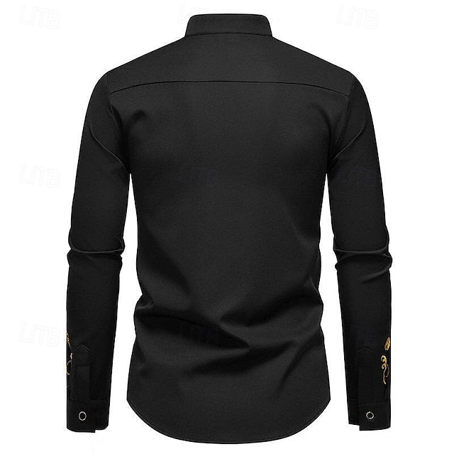 Men's Up Button Shirt Beach Summer Casual
