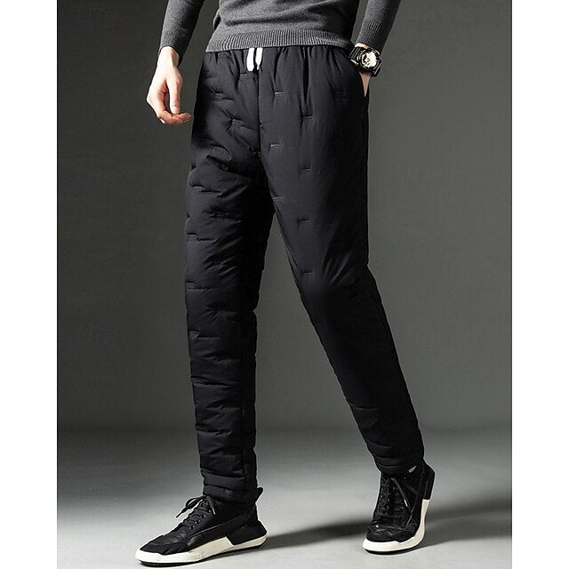 Fleece Men's Pants Trousers Sherpa Joggers Sweatpants