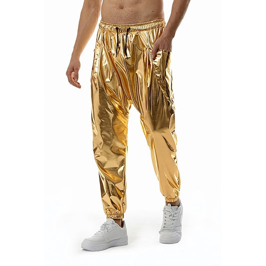 Trousers Sequin Elastic Casual Pants Men's Joggers
