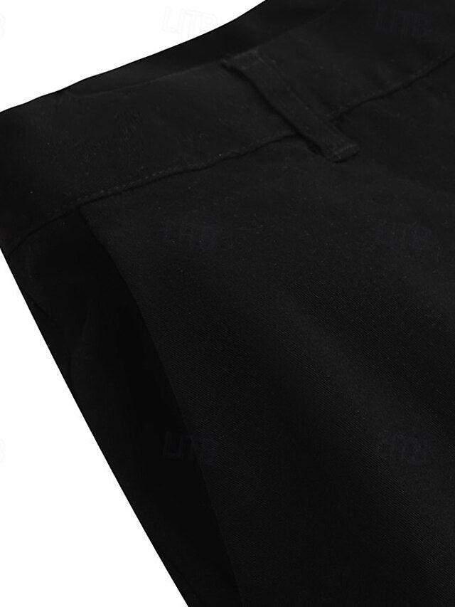 Trousers Chinos Men's Casual Pants Buttons Chino