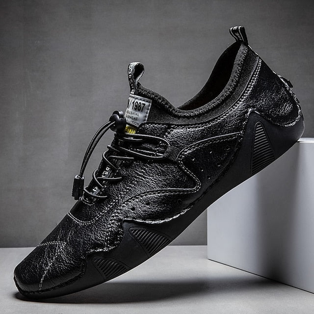 Faux Men's – Lightweight Sneakers Casual Leather