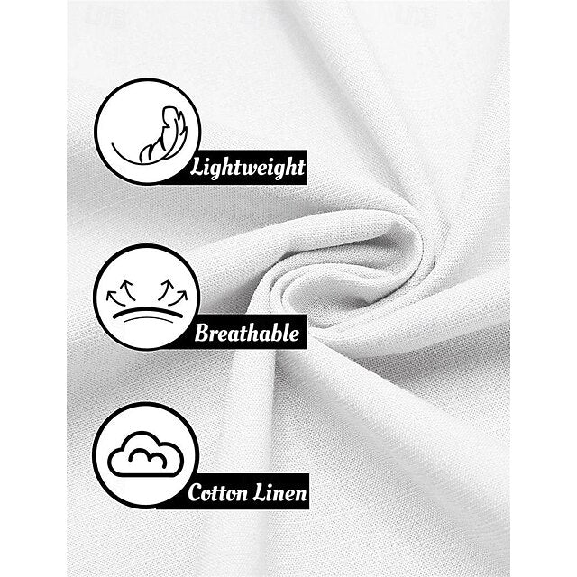 Shirt Band Wear Collar Summer Beach Men's