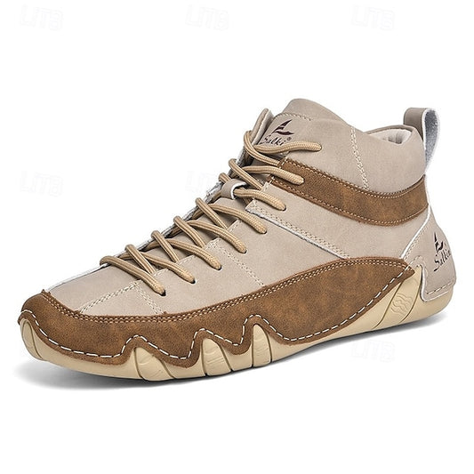 Casual High-Top Lightweight Men's Sneakers Lace-Up –
