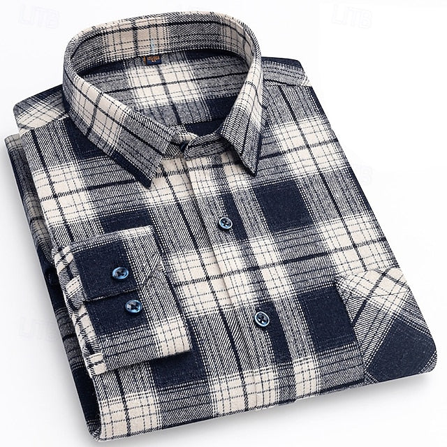 Summer Button Shirt Men's Up Beach Casual