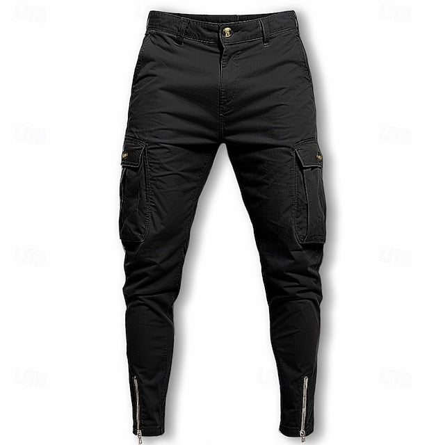 Casual Men's Cargo Chinos Pants Trousers Summer