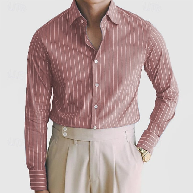 Shirt Button Beach Men's Summer Casual Up