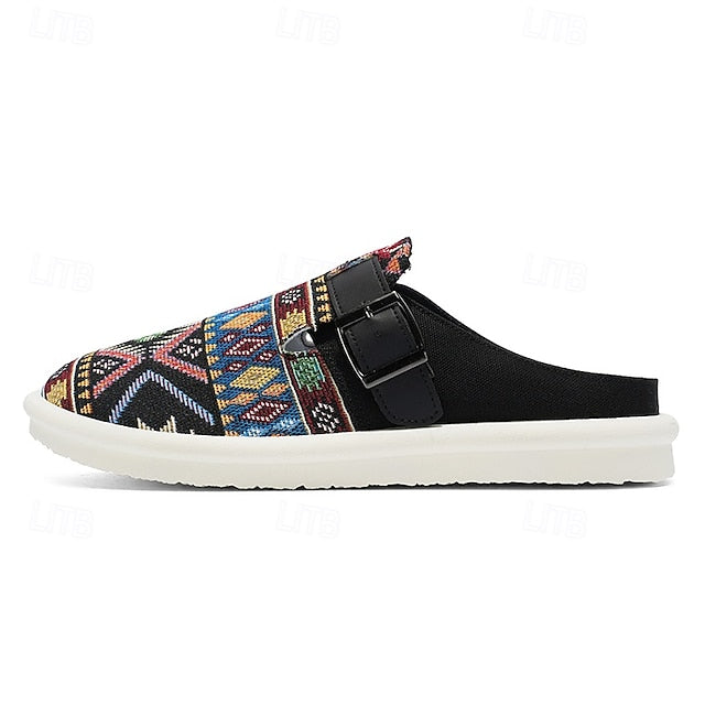 Adjustable with – Slip-On Strap Grey Men's Shoes Walking