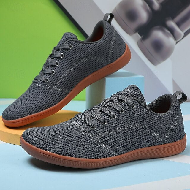 Sneakers Orange Bright Sole Men's – with Knit White