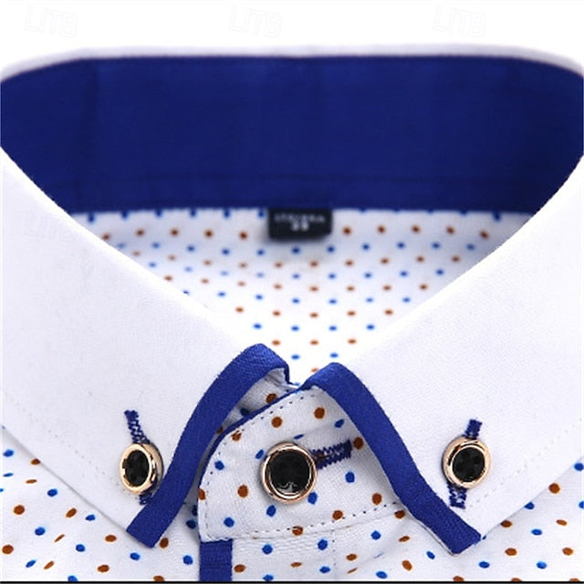 Shirt Casual Button Up Men's Beach Summer