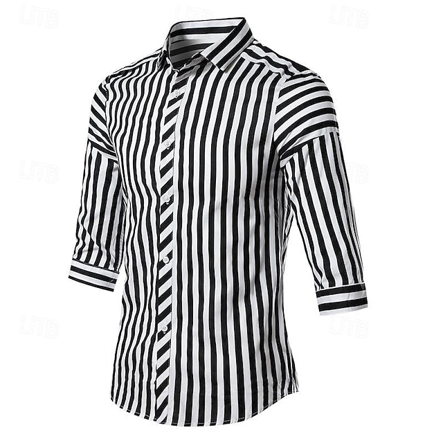 Shirt Up Summer Casual Beach Button Men's