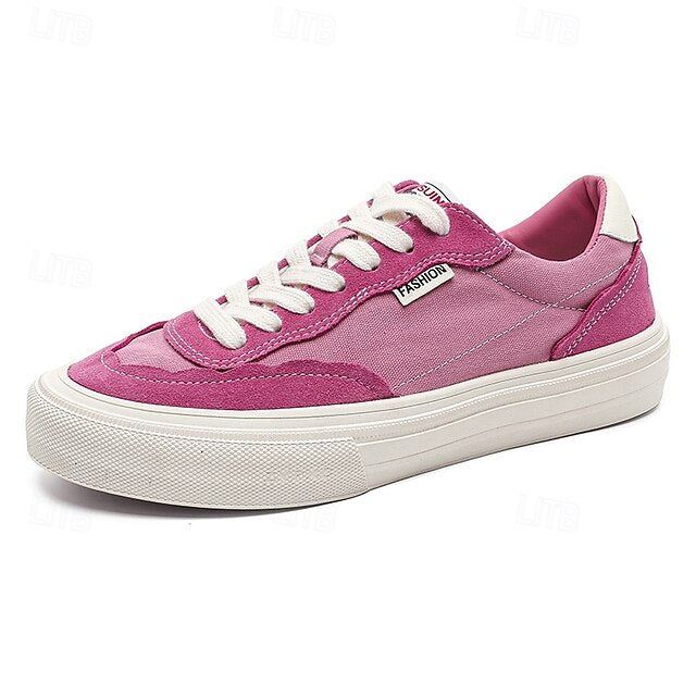 Comfortable Canvas Sneakers Slip Walking Casual Men's Suede