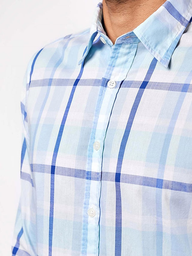 Summer Up Shirt Men's Button Casual