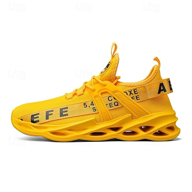 Mesh - Sneakers Neon Breathable Men's Lightweight Green
